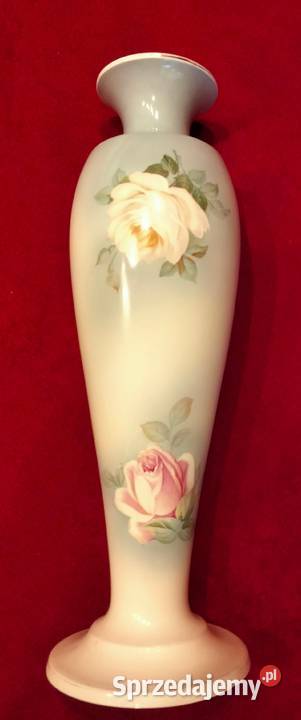 Stara porcelana duży wazon ręcznie mal ABerhmann Porcelana i szkło wielkopolskie Gniezno sprzedam