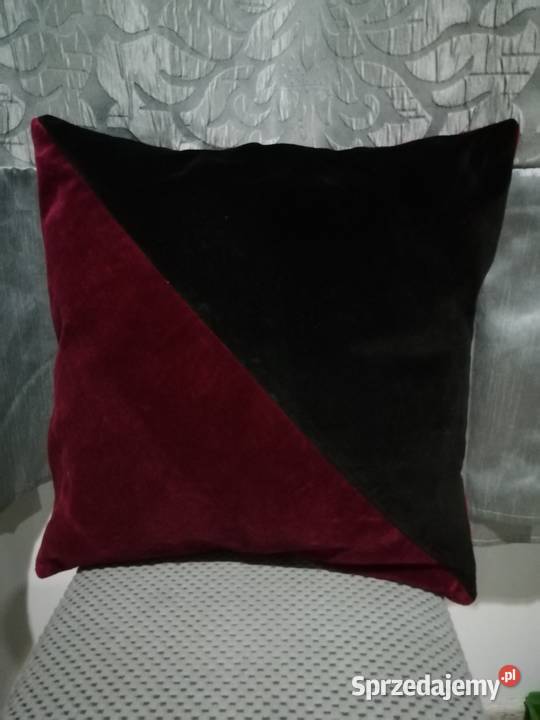 Poszewka welurowa bawełniana aksamitna Koło