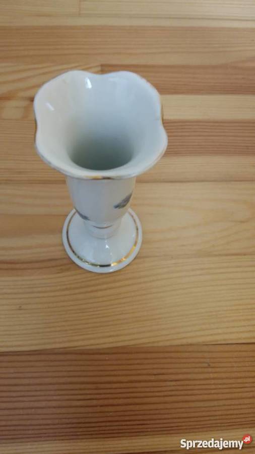 Smukły porcelanowy wazonik niemiecki Koenigrcea Porcelana i szkło Łódź