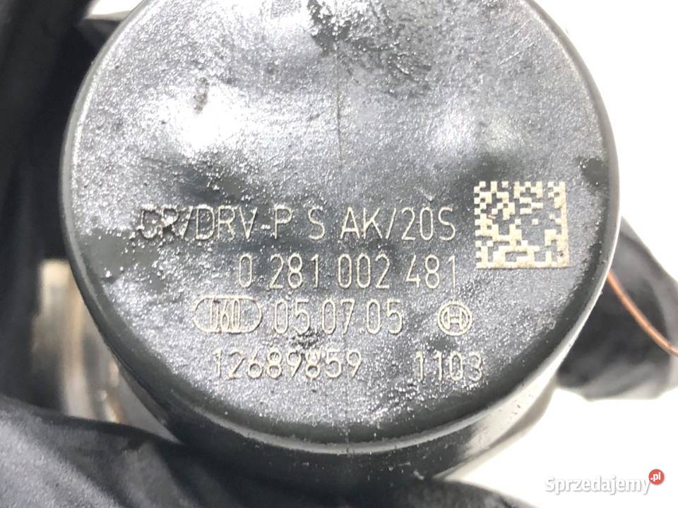 CZUJNIK CIŚNIENIA PALIWA BMW E83 0281002481 20 Czujniki układu paliwowego