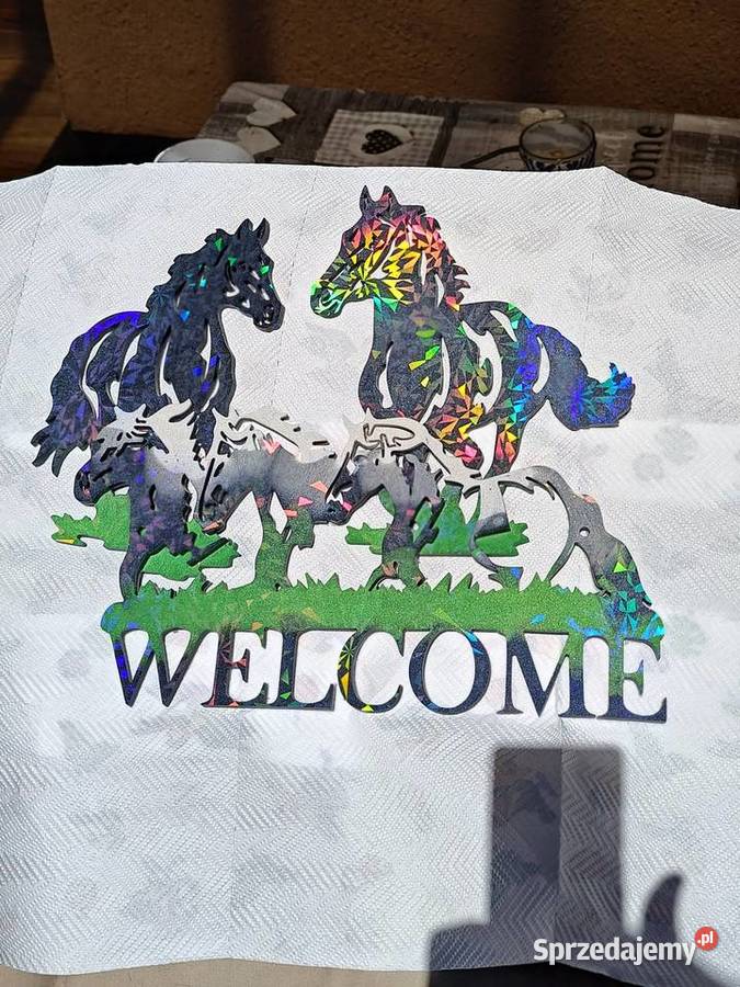 Konie z żywicy epoksydowej holograficzne 3 Pozostałe Nowy Tomyśl sprzedam
