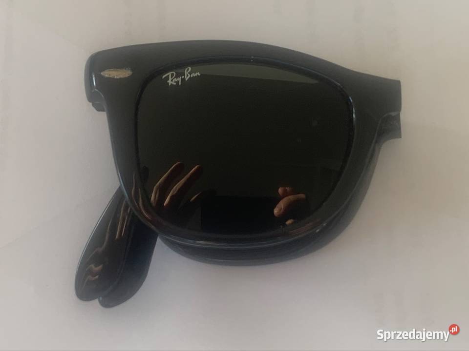 Ray Ban WAYFARER okulary składane meskie Dla mężczyzn Galanteria i dodatki dolnośląskie