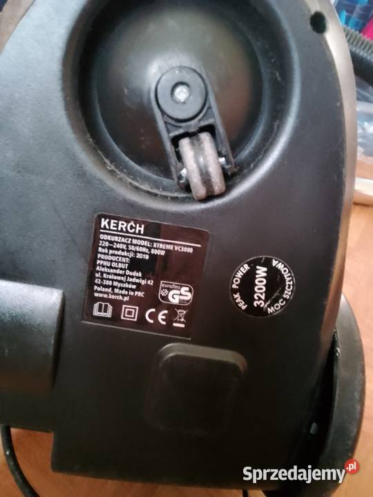 Odkurzacz Kerch Xtreme VC3000 900W filtr HEPA łódzkie Bełchatów