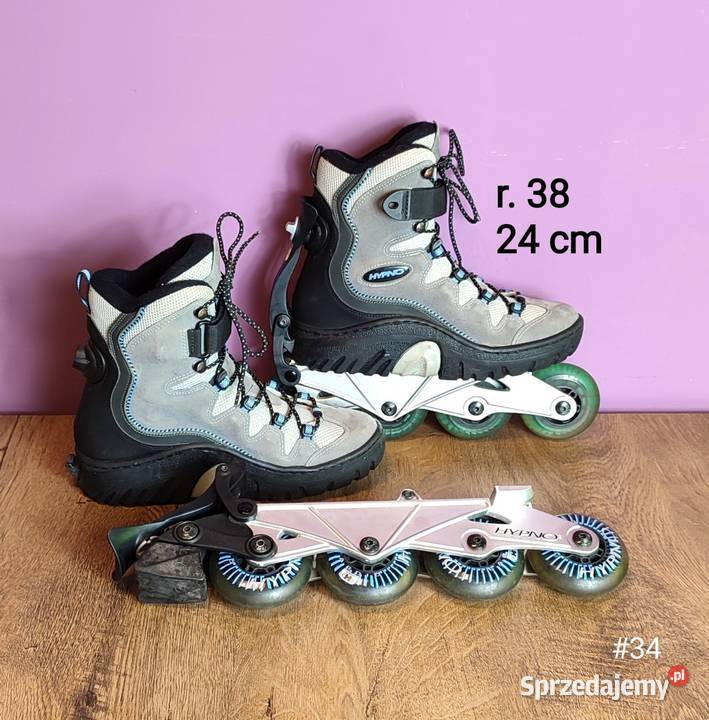 Rolki 2 w 1 buty z odpinanymi płozami r 38 24 Jasień
