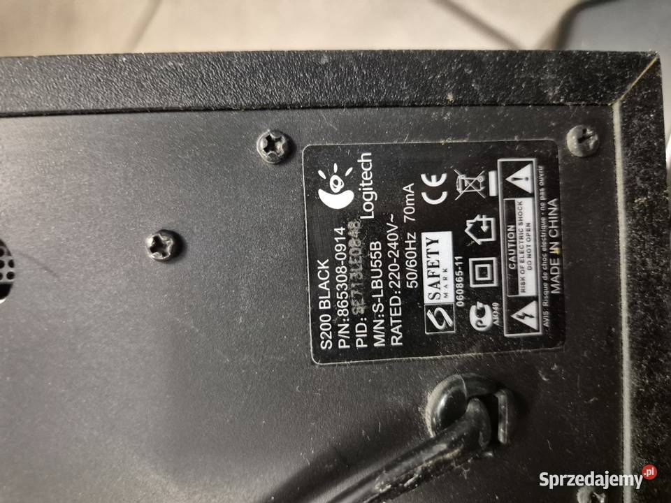 Głośniki komputerowe Logitech S200 śląskie Dąbrowa Górnicza sprzedam