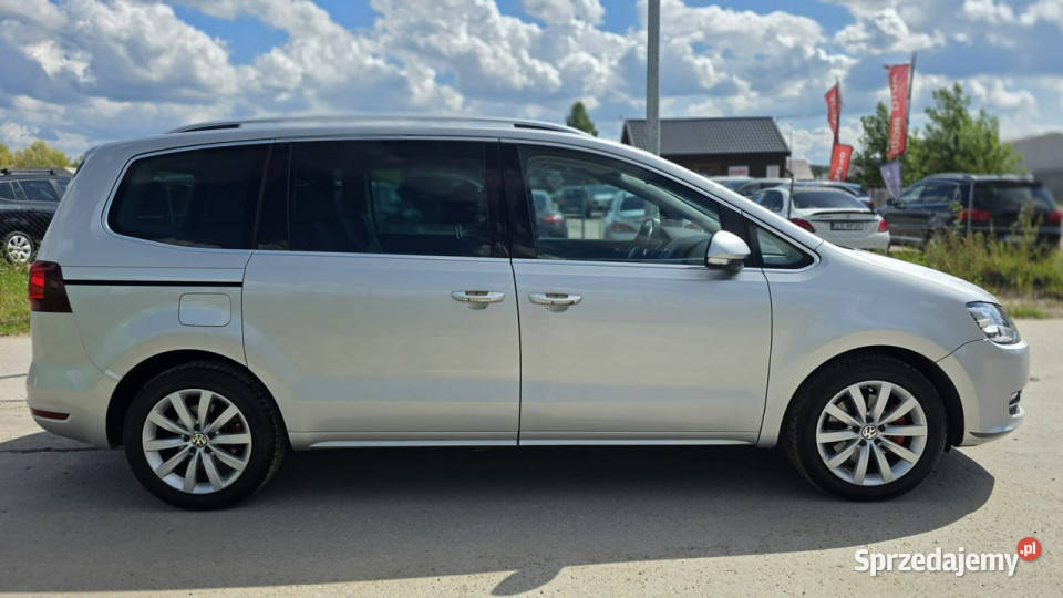 Volkswagen Sharan Highline Duża Navi ledy lakier metallic Lębork sprzedam