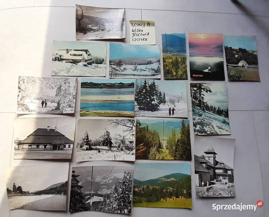Stare pocztówki kartki pocztowe PRL Beskid Antyki, Sztuka, Kolekcje Dąbrowa Górnicza