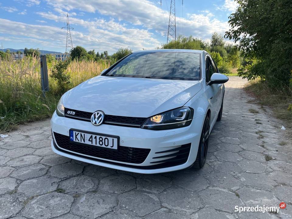 Volkswagen Golf VII GTD 20 TDi 184 2015r Golf małopolskie Nowy Sącz