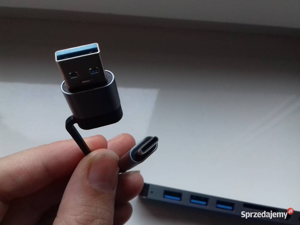 Adapter USBCA 30 20 microSD SD Jack 35mm 8w1 Bydgoszcz