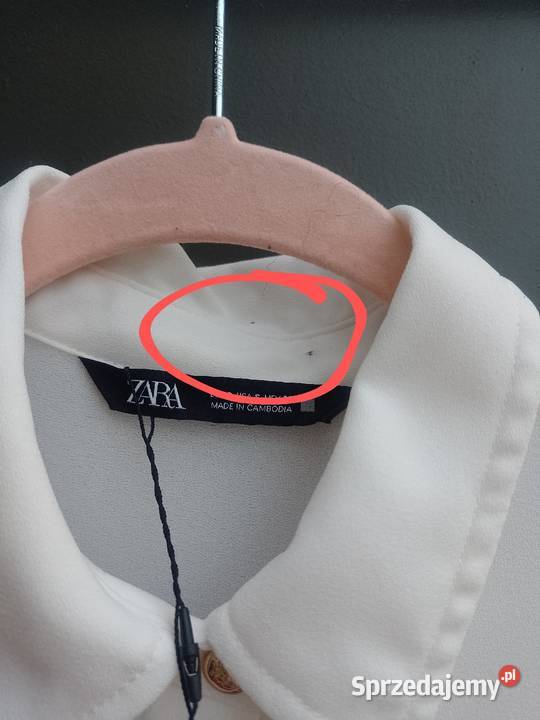 36S ZARA Bogato zdobiona koszula biznesowa z małopolskie