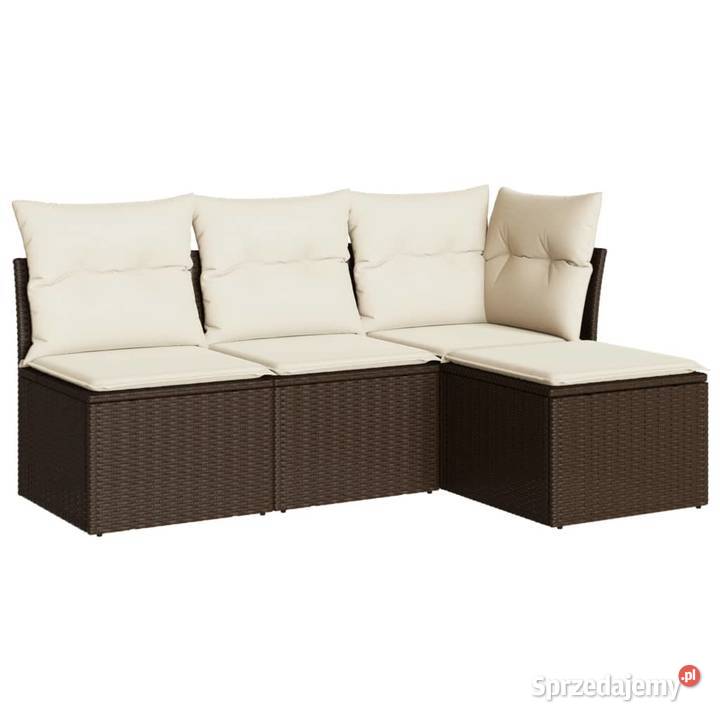 vidaXL 4cz zestaw wypoczynkowy do ogrodu Zestawy mebli ogrodowych mazowieckie Warszawa sprzedam