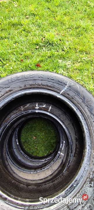 Sprzedam opony zimowe 18565 R15 4 w stanie b Samochodowe Jaktorów sprzedam