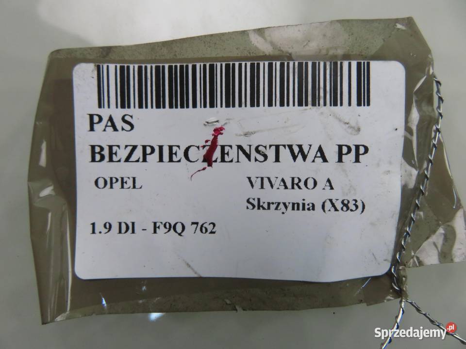 PAS PRAWY PRZEDNI OPEL VIVARO A małopolskie sprzedam