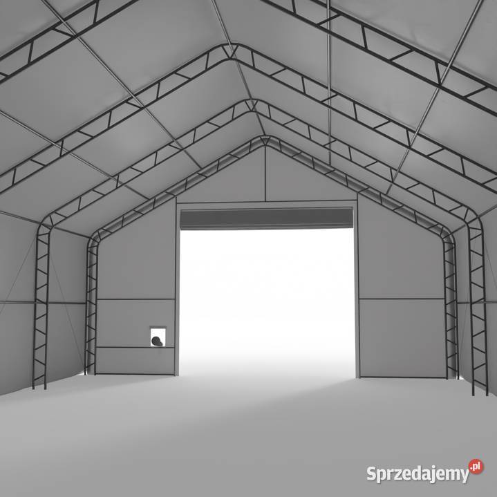 Hala namiotowa z dwuspadowym dachem 122x244m PVC dolnośląskie Wrocław