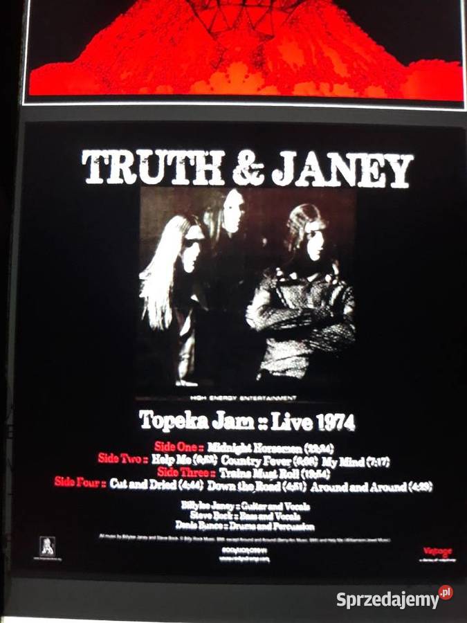 Archiwalne wykopalisk rocka TRUTH AND JANEY Live Rzeszów