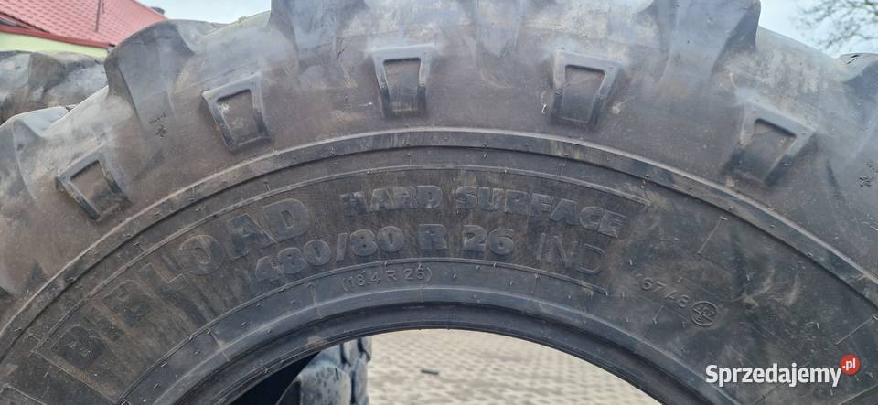 48080r26 184r26 18426 Bibload 50 bieżnik bez Opony rolnicze warmińsko-mazurskie Nowe Miasto Lubawskie