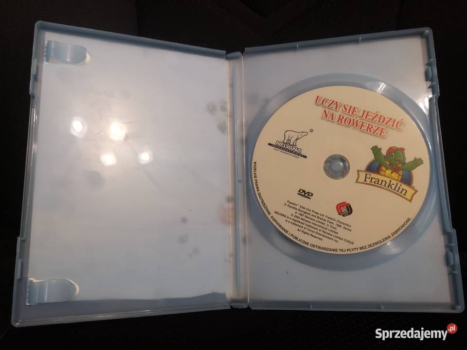 Bajka Franklin Uczy się jeździć na rowerze DVD Skomielna Biała