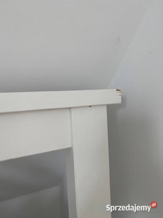 Biała rama łóżka Hemnes Ikea 90x200 Skawina