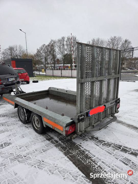 Przyczepa do minikoparki hurco 3 tony DMC laweta lawety Namysłów