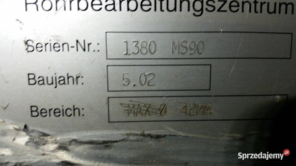 Giętarka do rur TractoTechnik Tubomat 642 Sucha Beskidzka