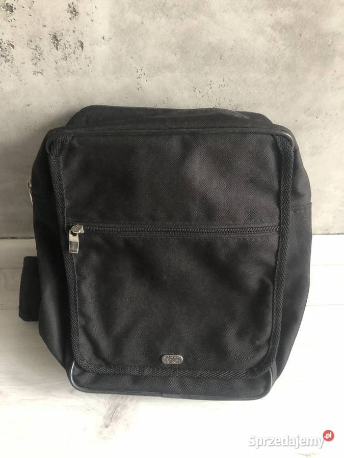 Plecak tornister torba czarna średnia łódzkie Łódź