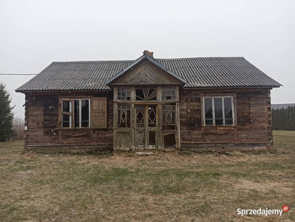 Sprzedam dom drewniany do rozbiórki Nieruchomości Dębowica
