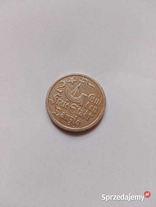2 guldeny 1923 Gdańsk stan I