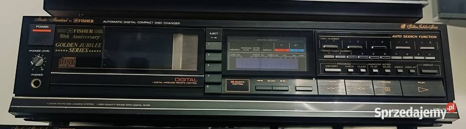 Wieża Vintage Fisher CRE890 FM890 DAC205 MT250