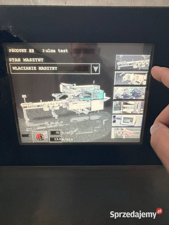 Pakowaczka flowpack ULMA Artic 2013r śląskie Sosnowiec