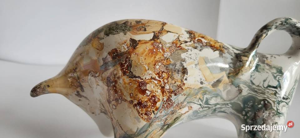 BYK Znak zodiaku Figurka Byczek ceramiczny Sierakowice sprzedam