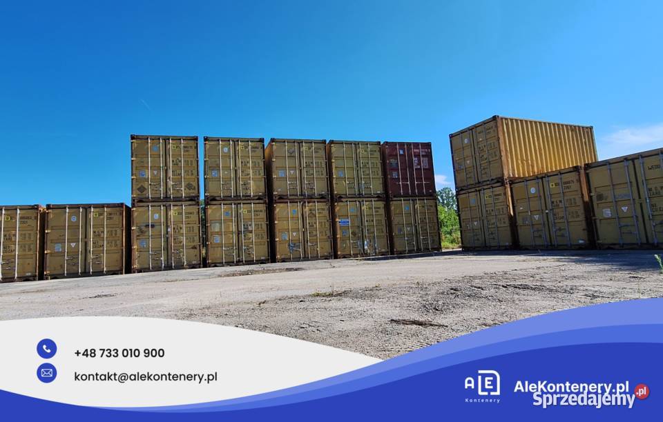 KONTENER MORSKI 20 DV w Super 6metrowy używany Warlubie