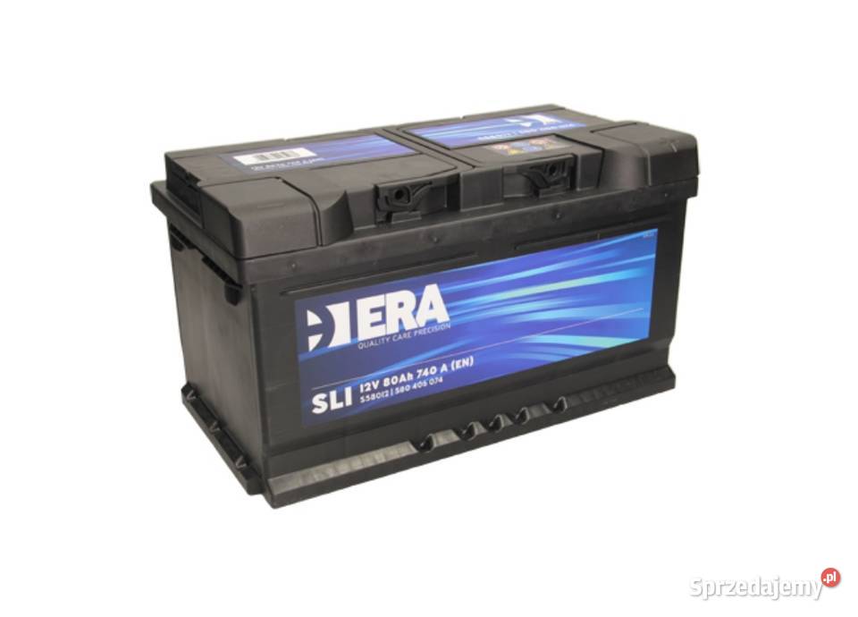 Akumulator ERA 80Ah 740A P Radomsko sprzedam