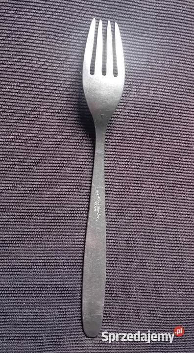 Widelec ze stali nierdzewnej Hefra z logo GS Koźminek sprzedam