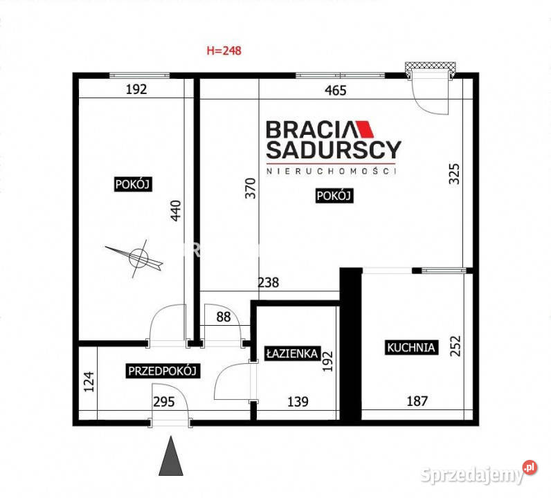 Mieszkanie 38m2 2 pok Kraków Dębowa