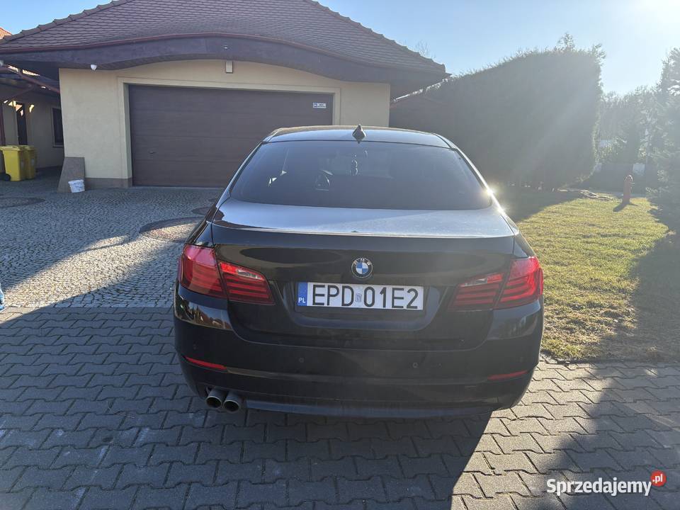 BMW Seria 5 Raty Prywatnie Navi Czujniki czarny dolnośląskie Wrocław