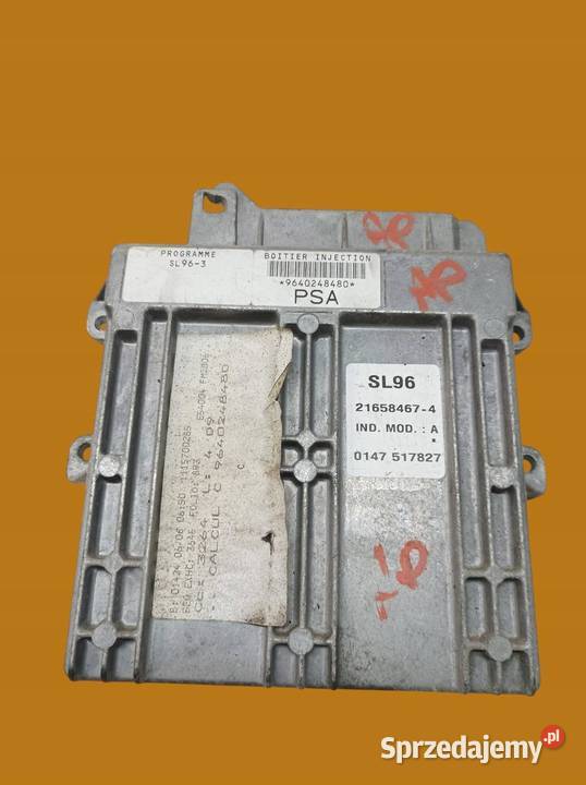 STEROWNIK SILNIKA 9640248480 18 B 110 Peugeot