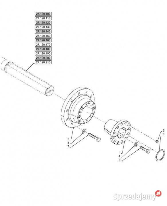 Holland T6070 Klin lock silver 87645102 Jastrzębniki sprzedam