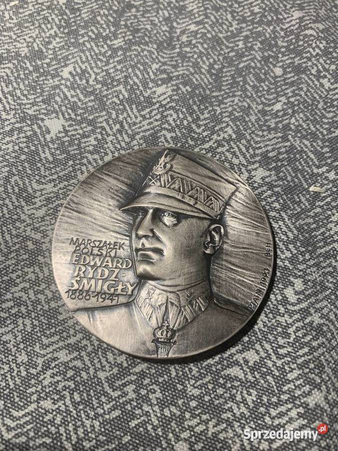 Medal Marszałek Polski Edward RydzŚmigły Numizmatyka Gliwice