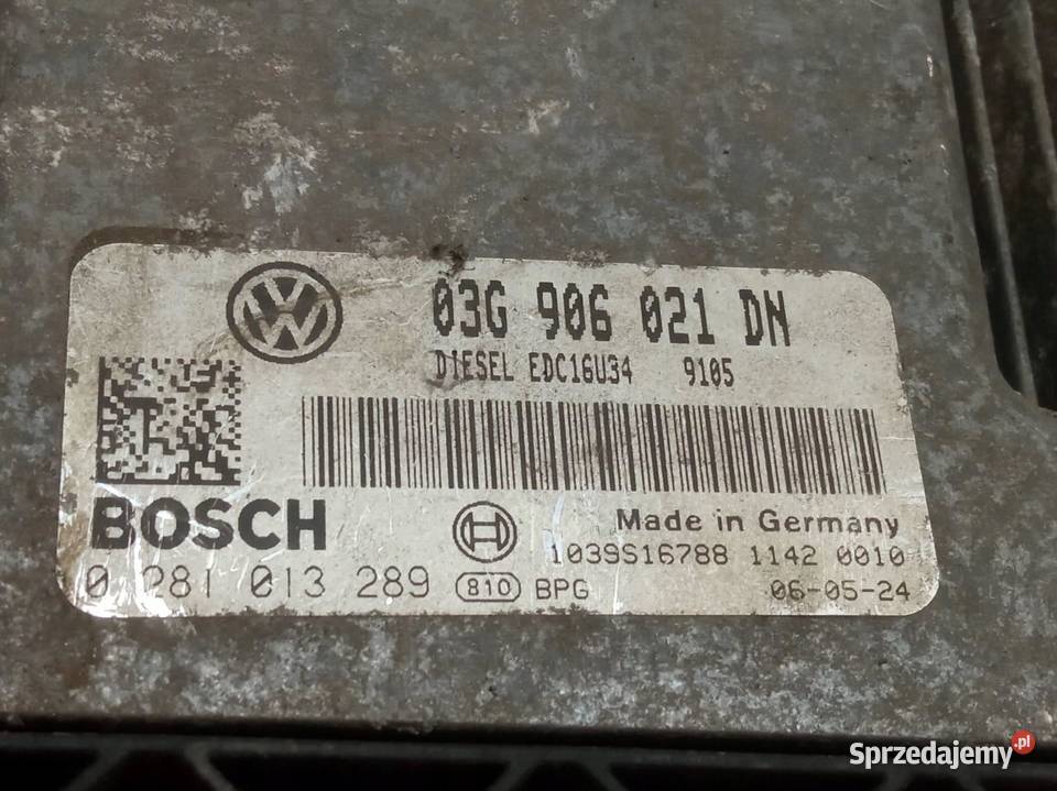 MODUŁ 03G906021DN 0281013289 Skoda Octavia II świętokrzyskie