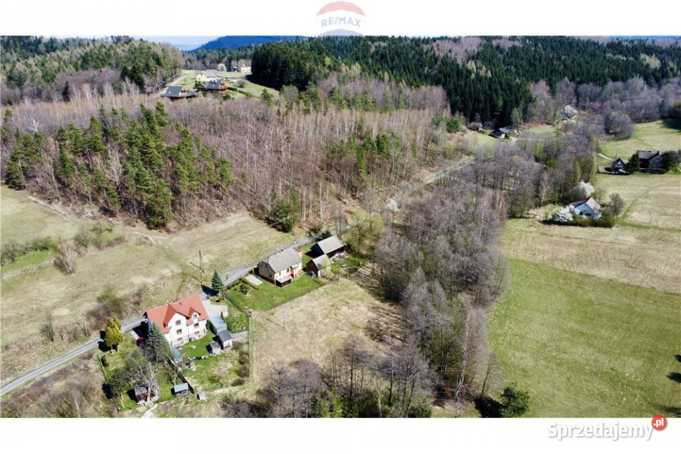 Działka w górach widokowa w sercu Beskidu Małego