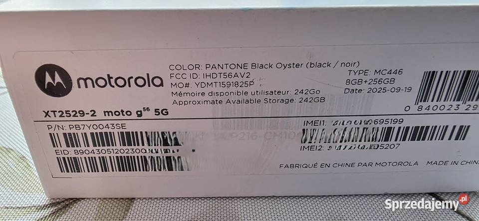 Motorola Moto G56 5G 8256GB Nowy 10 cykli podkarpackie Przemyśl