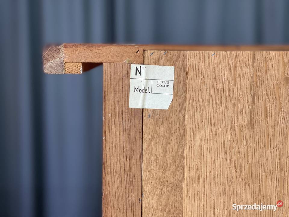 Długa dębowa komoda rustykalna sideboard Komody