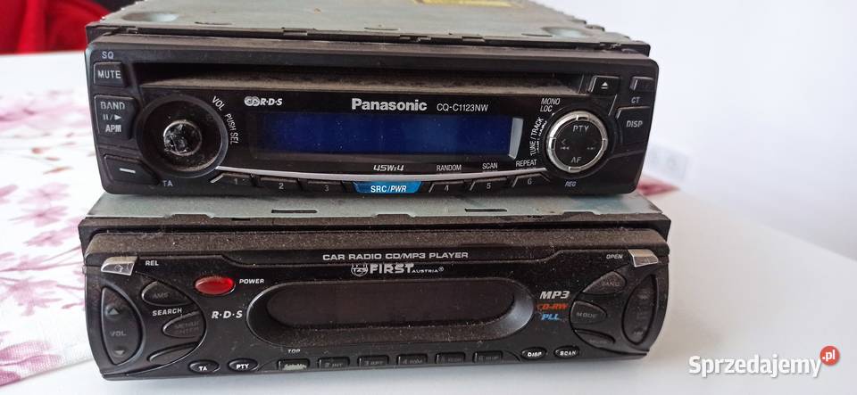 PANASONIC FIRST dwa radia samochodowe Świebodzice