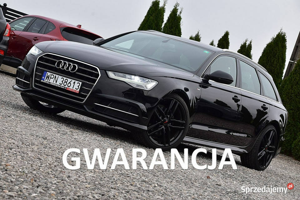 Audi A6 20Tdi 190 Sline Navi Matrix Alcantara 4/5 mazowieckie Nowe Kucice