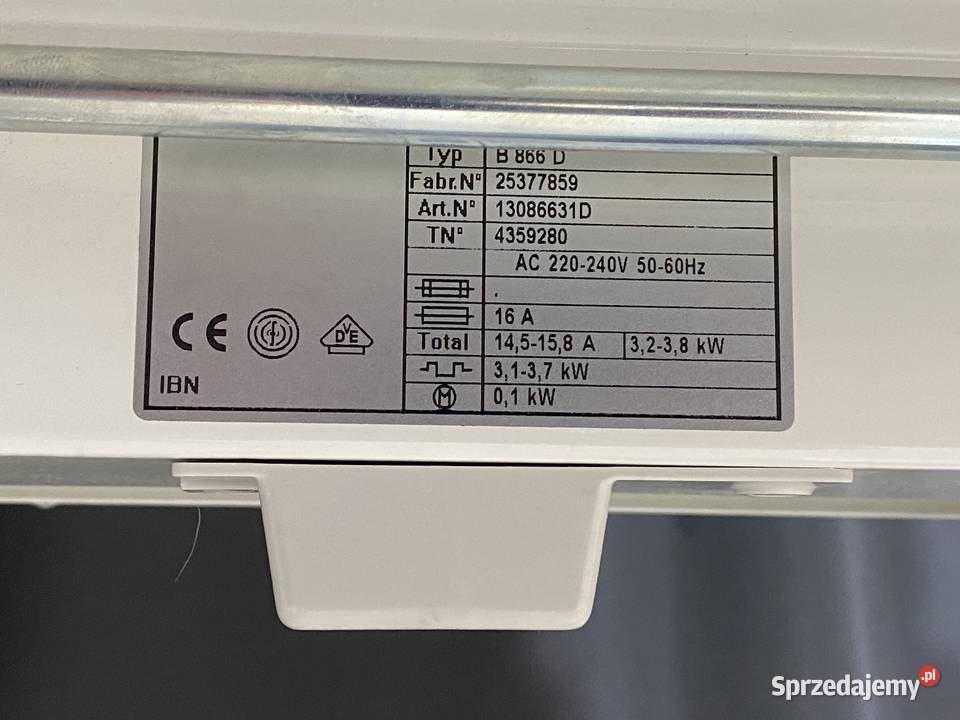Magiel elektryczny prasowalnica Miele B 866 D z Gryfice