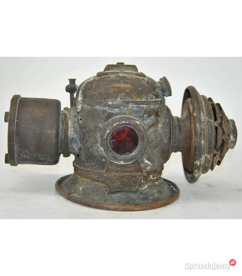 zabytkowa lampa karbidowa rowerowa Wieliczka