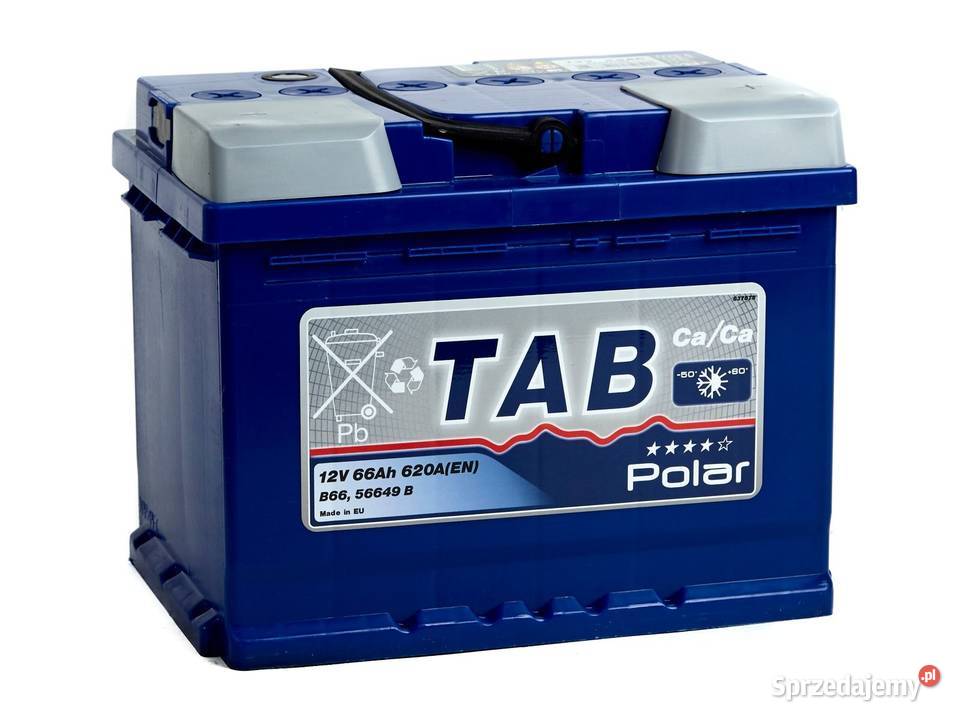 Akumulator TAB POLAR BLUE 66Ah 620A wysoki akumulatory Chełm