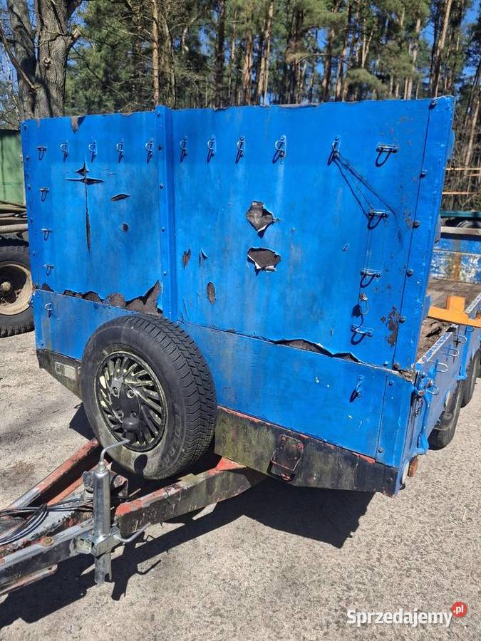 Przyczepa Hapert 400x180 Alu burty 2000 dmc lubuskie Krosno Odrzańskie