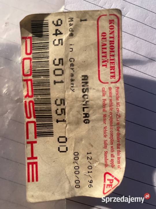 Porsche 945 wspornik części blacharskie Pilzno