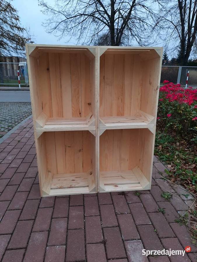 Skrzynka drewniana NUMER1 szlifowana handmade Warszawa